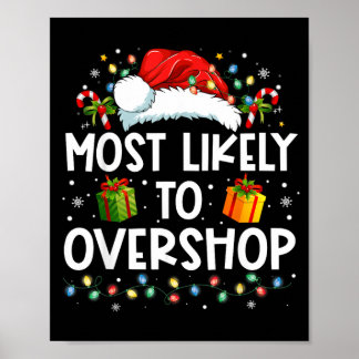 Am ehesten zum Übershoppen Einkaufsfamilien-Crew Poster