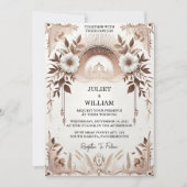 Am einfachen traditionellen Heiraten Vow-Erneuerun Einladung (Vorderseite)