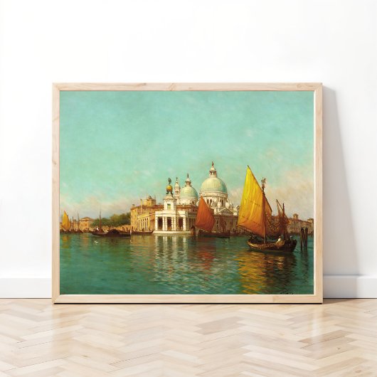 Am Eingang zum Canale Grande, Venedig Poster