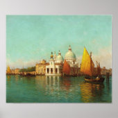 Am Eingang zum Canale Grande, Venedig Poster (Vorne)