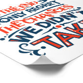 Am Ende bedauern wir nur das Motivierend Sprichwor Poster (Ecke)