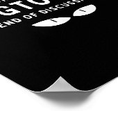 Am Ende der Diskussion steht der sonnige Fall Quot Poster (Ecke)
