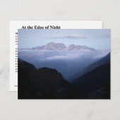 AM ENDE DER NACHT POSTKARTE (Vorne/Hinten)