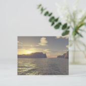 am Ende der Welt Postkarte (Stehend Vorderseite)