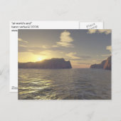 am Ende der Welt Postkarte (Vorne/Hinten)