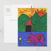 am Ende des Tages Postkarte (Vorne/Hinten)