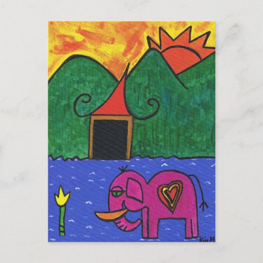 am Ende des Tages Postkarte (Vorderseite)