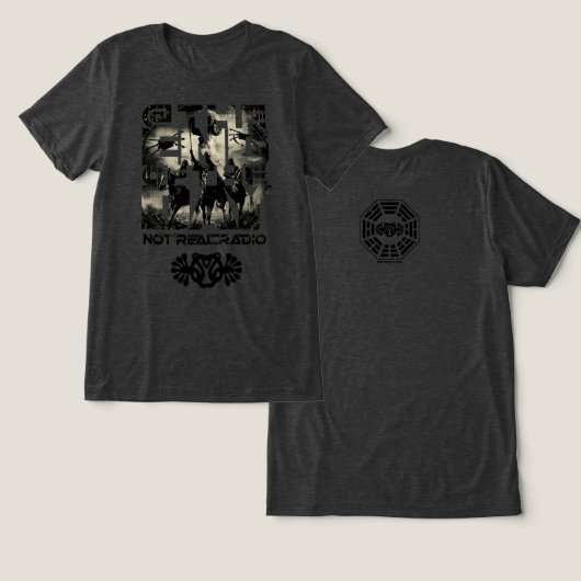 Am Ende des Tages Tri-Blend Shirt (Design Vorderseite & Rückseite)