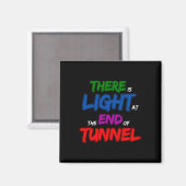 Am Ende des Tunnels ist Licht Magnet (Vorderseite/Rückseite)