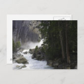 Am Ende des Yosemite Falls Postkarte (Vorne/Hinten)