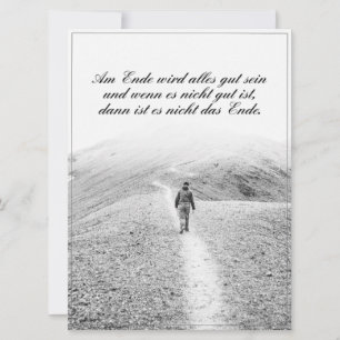 Am Ende Ende wird sich gut sein