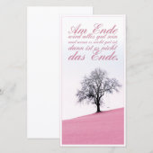 Am Ende Ende wird sich gut sein (Vorne/Hinten)