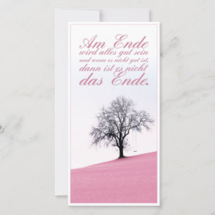 Am Ende Ende wird sich gut sein