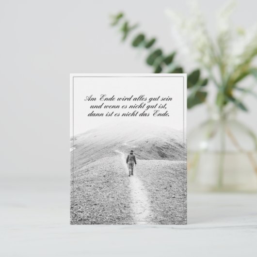 Am Ende Ende wird sich gut sein (Stehend Vorderseite)