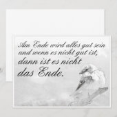 Am Ende Ende wird sich gut sein (Vorne/Hinten)