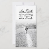 Am Ende Ende wird sich gut sein (Vorderseite)