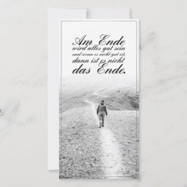 Am Ende Ende wird sich gut sein