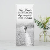 Am Ende Ende wird sich gut sein (Stehend Vorderseite)