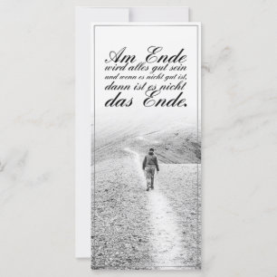 Am Ende Ende wird sich gut sein
