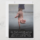 Am Ende Ende wird sich gut sein (Vorderseite)