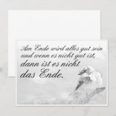 Am Ende Ende wird sich gut sein (Vorne/Hinten)