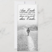 Am Ende Ende wird sich gut sein (Vorderseite)