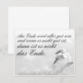 Am Ende Ende wird sich gut sein (Vorne/Hinten)