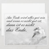 Am Ende Ende wird sich gut sein (Vorne/Hinten)