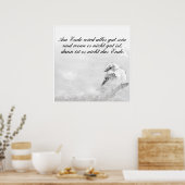 Am Ende Ende wird sich gut sein Poster (Küche)