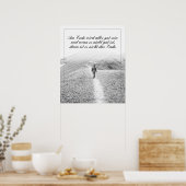 Am Ende Ende wird sich gut sein Poster (Küche)