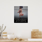 Am Ende Ende wird sich gut sein Poster (Küche)