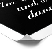 Am Ende Ende wird sich gut sein Poster (Ecke)