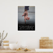 Am Ende Ende wird sich gut sein Poster (Küche)