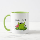 Am Ende gewinnt Gott Niedliche Frosch-Tasse Tasse (Links)