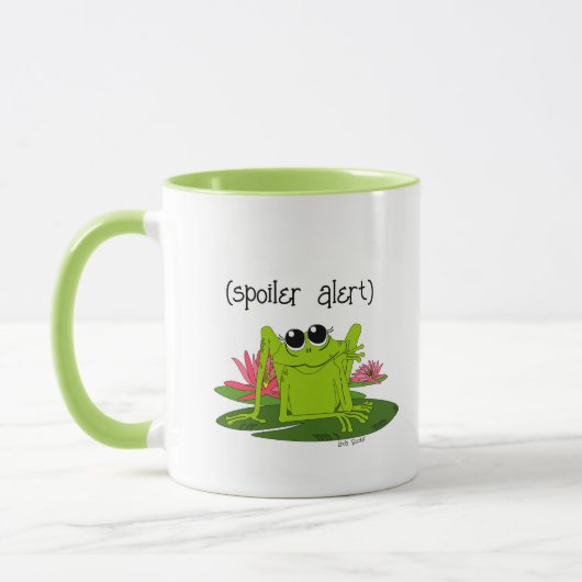 Am Ende gewinnt Gott Niedliche Frosch-Tasse Tasse (Links)