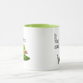 Am Ende gewinnt Gott Niedliche Frosch-Tasse Tasse (Zentrum)