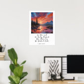 Am Ende Motivierend Weisheit Zitat Poster (Heimbüro)