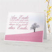 Am Ende wird alles gut sein Karte (Gelbe Blume)