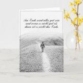 Am Ende wird alles gut sein Karte (Gelbe Blume)