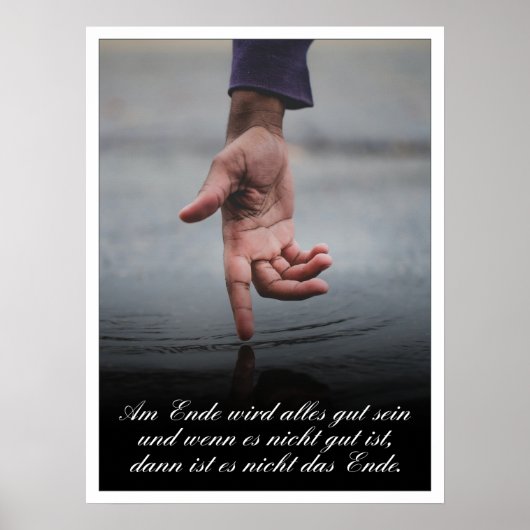 Am Ende wird alles gut sein Poster (Vorne)