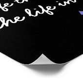 Am Ende - Zitat von Abraham Lincoln - drucken Poster (Ecke)