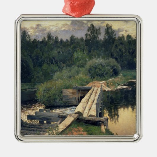 Am flachen 1892 ornament aus metall (Vorne)