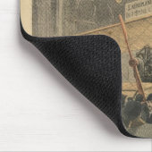 Am Flugzeug-Salon Mousepad (Ecke)