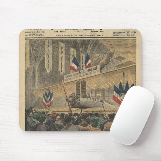 Am Flugzeug-Salon Mousepad (Mit Mouse)