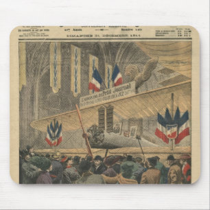 Am Flugzeug-Salon Mousepad