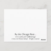 Am Fluss Chicago.. Postkarte (Rückseite)