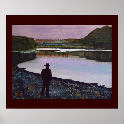 Am Fluss Missouri, Fort Benton, Mt. Poster (Vorne)