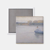 Am Fluss Morning, 1896 Magnet (Vorderseite/Rückseite)