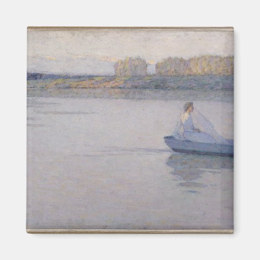Am Fluss Morning, 1896 Magnet (Vorne)