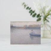 Am Fluss Morning, 1896 Postkarte (Stehend Vorderseite)